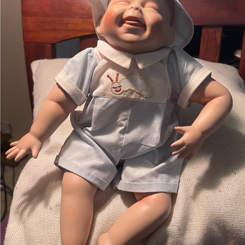 Classic Baby Doll in Light Blue Outfit